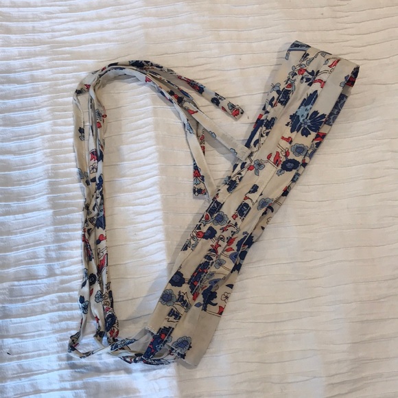 NWT - LF/Jaase Boho strapless dress with belt - Picture 4 of 6